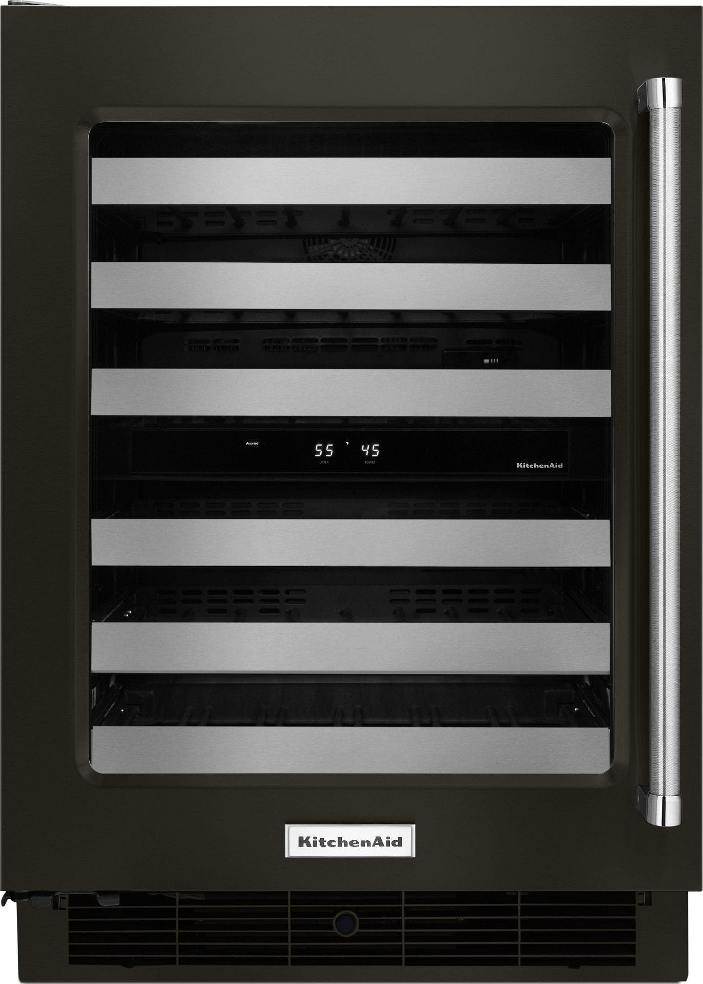 KitchenAid KUWL304EBS Black Stainless Steel, Left Hinge