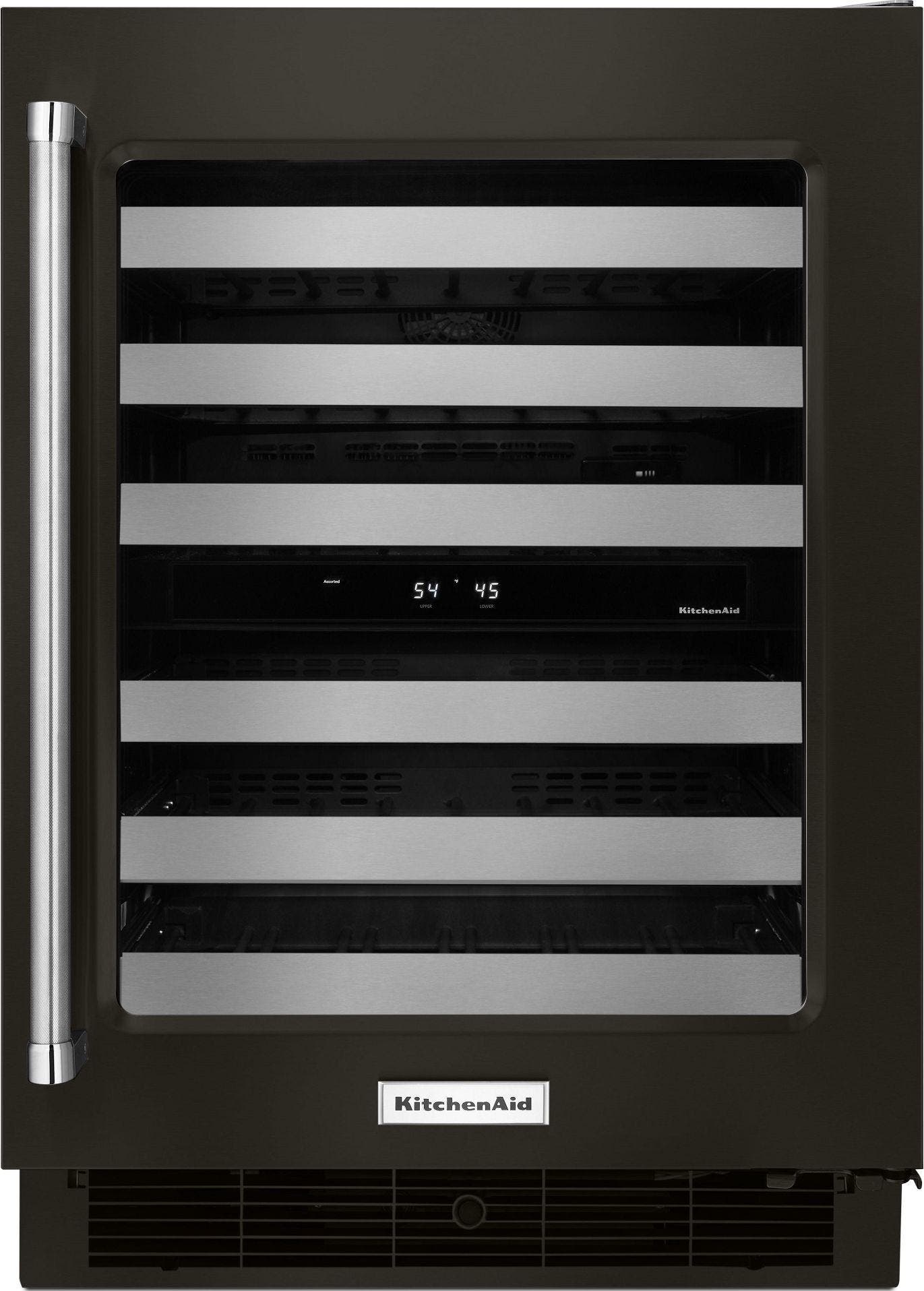 KitchenAid KUWR304EBS Black Stainless Steel, Right Hinge