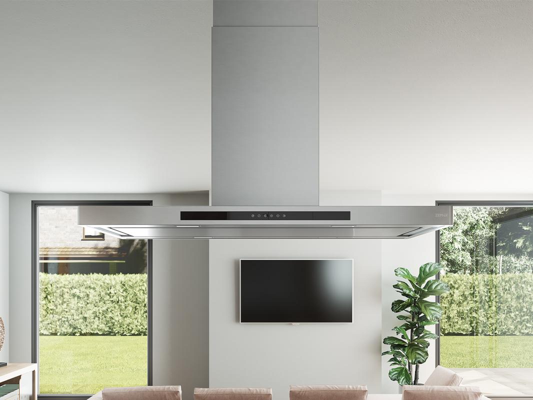 Zephyr DVLE36ASSX Vista Island Mount Range Hood Stainless Steel