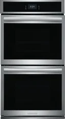 27 Inch Double Electric Wall Oven with Total Convection