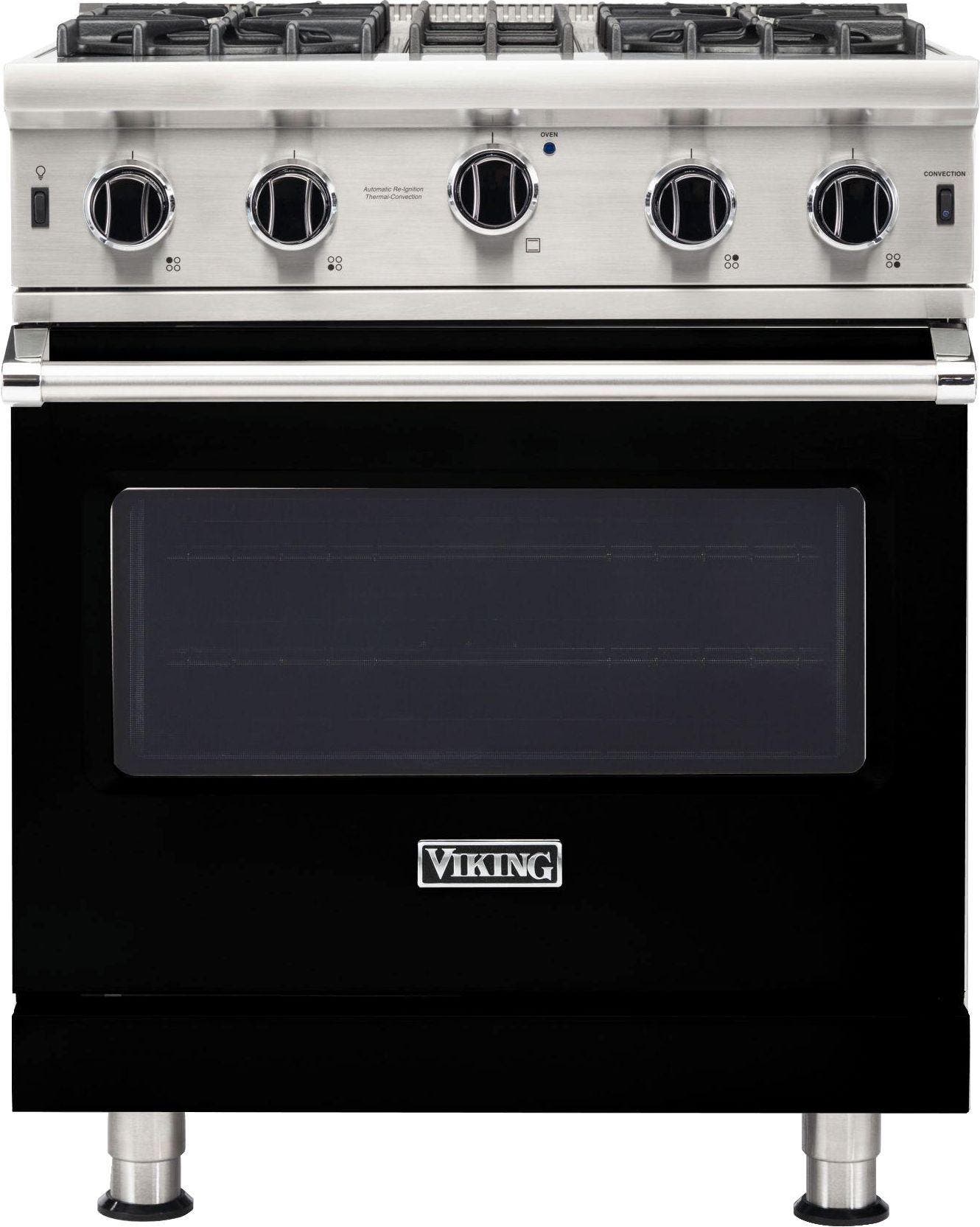 Viking VGIC53024BBK Black, Natural Gas