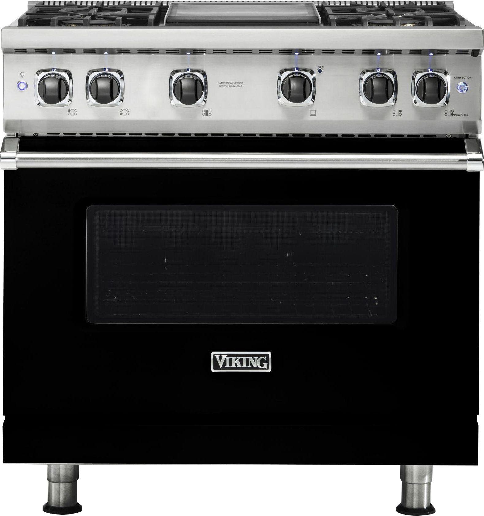 Viking VGR5364GBK Black, Natural Gas