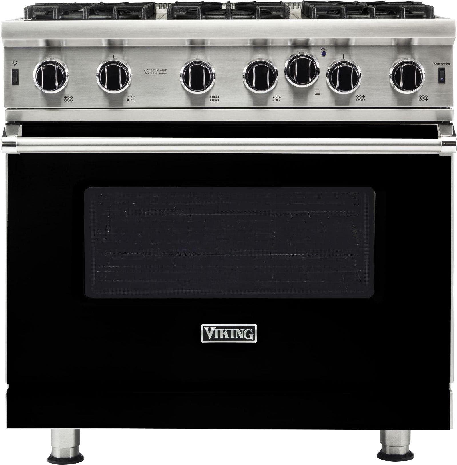 Viking VGIC53626BBK Black, Natural Gas