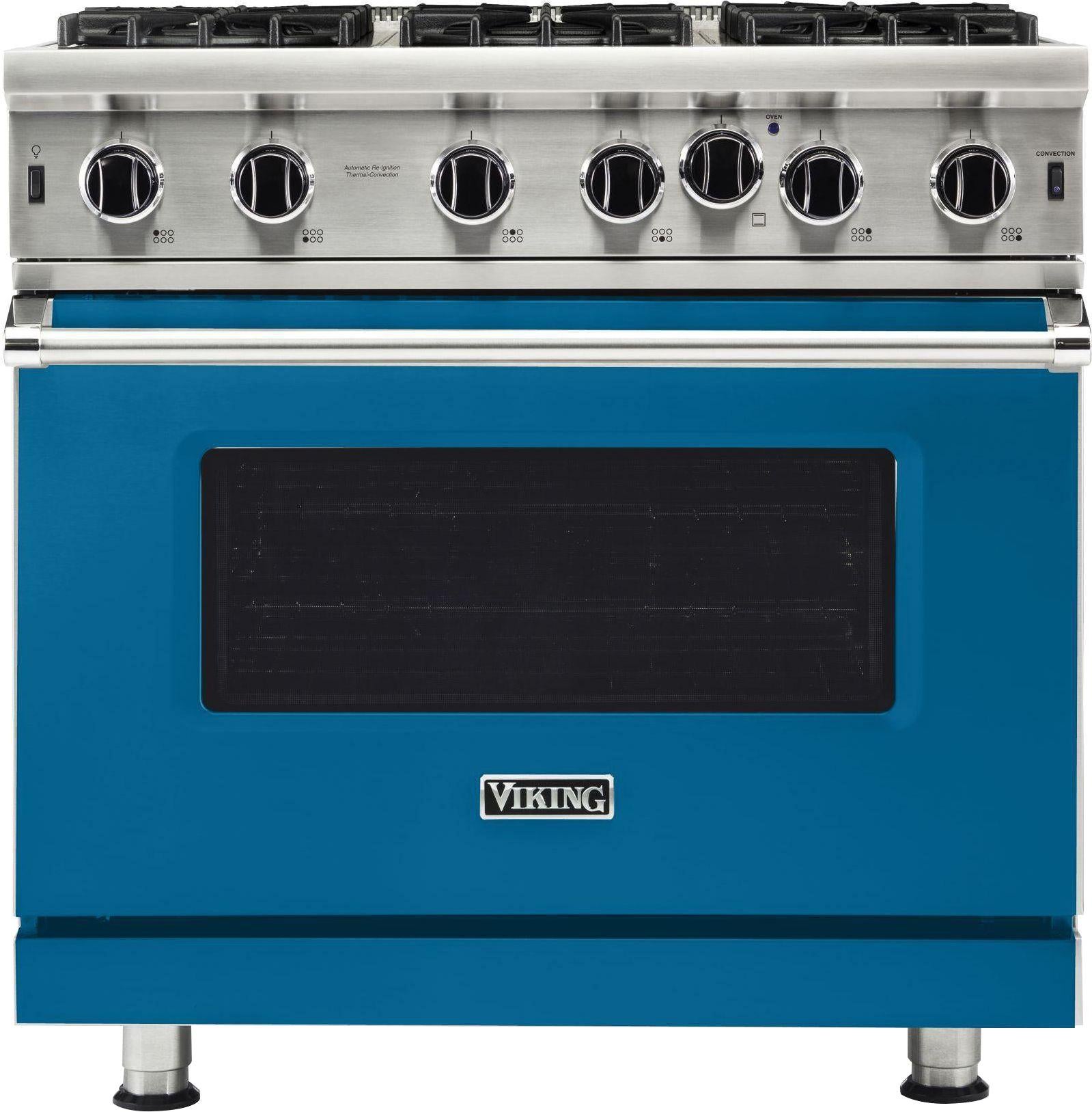 Viking VDR7364GSSLP 7 Series 36 Inch Stainless Steel Dual Fuel Freestanding  Range