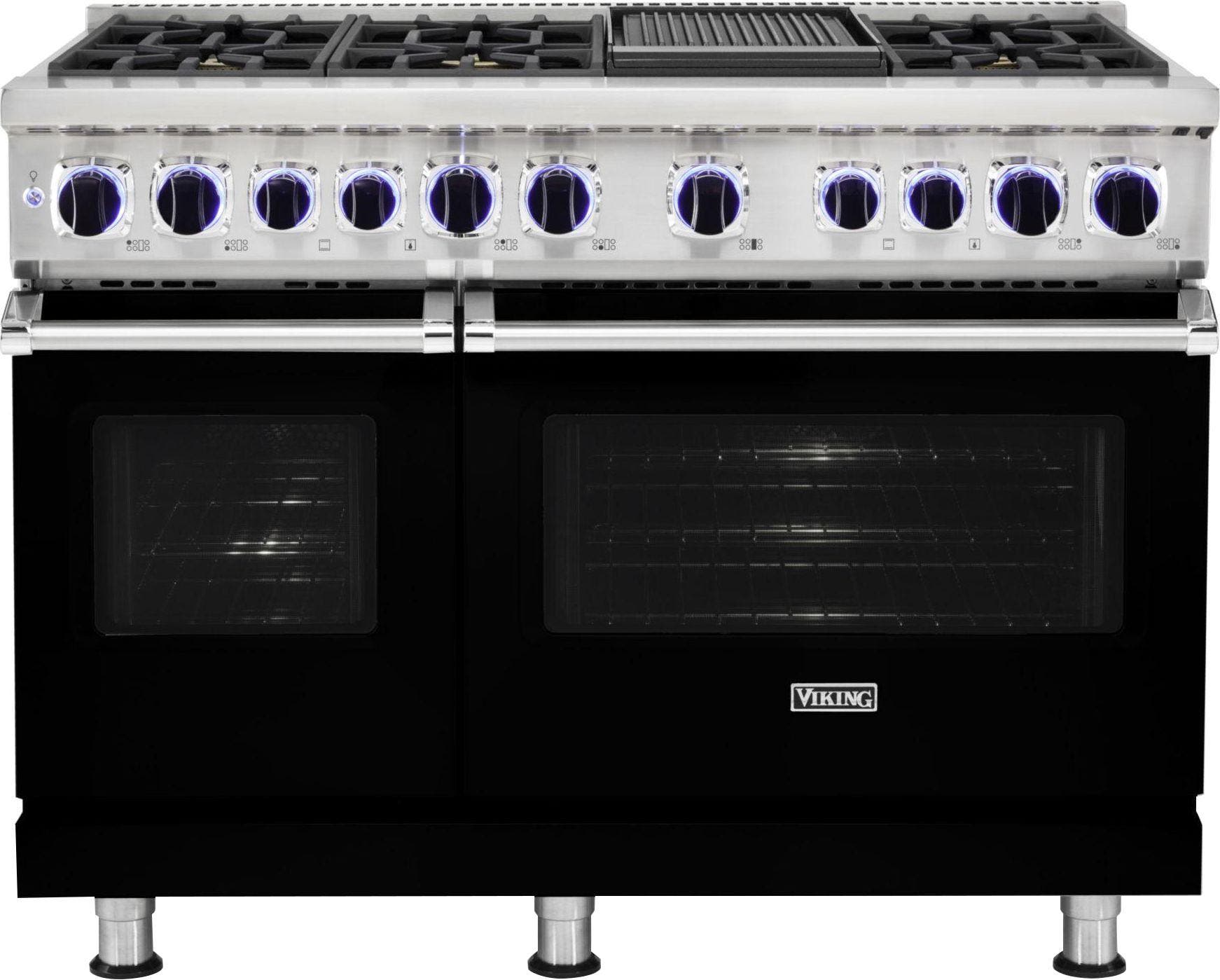 Viking VDR74826GBKLP Black, Liquid Propane