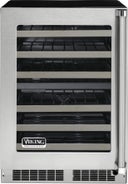 24 Inch Built-In and Freestanding Dual Zone Wine Cooler 