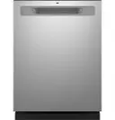 Built In Dishwasher with Pocket Controls 600 Series Wash System Plastic Interior Material Fingerprint Resistant Stainless Finish and Fingerprint Resistant Stainless Color
