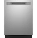 Built In Dishwasher with Pocket Controls 600 Series Wash System Plastic Interior Material Fingerprint Resistant Stainless Finish and Fingerprint Resistant Stainless Color