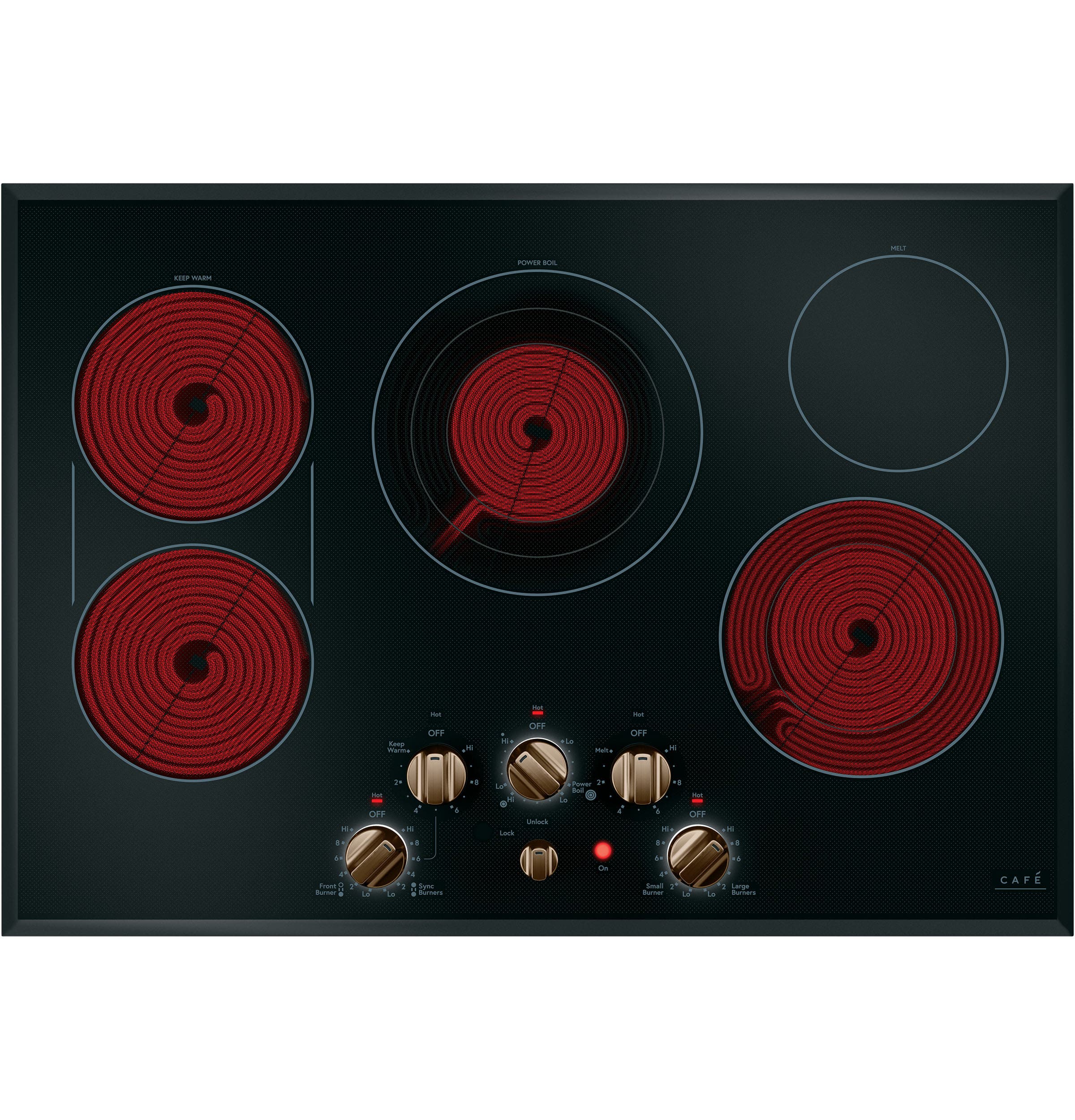 Cafe CEP70303MS2 Black/Brushed Bronze