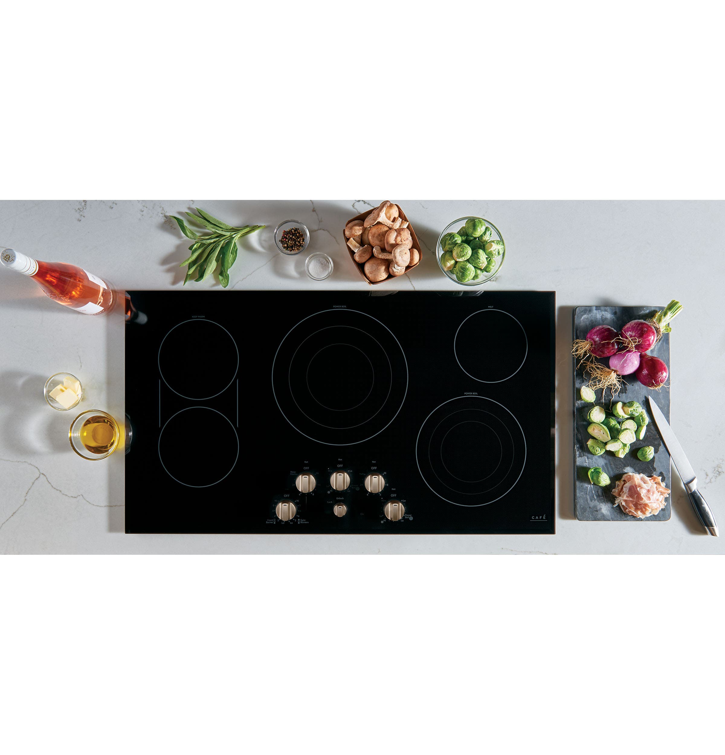 Cafe CEP70363MS2 Black/Brushed Bronze