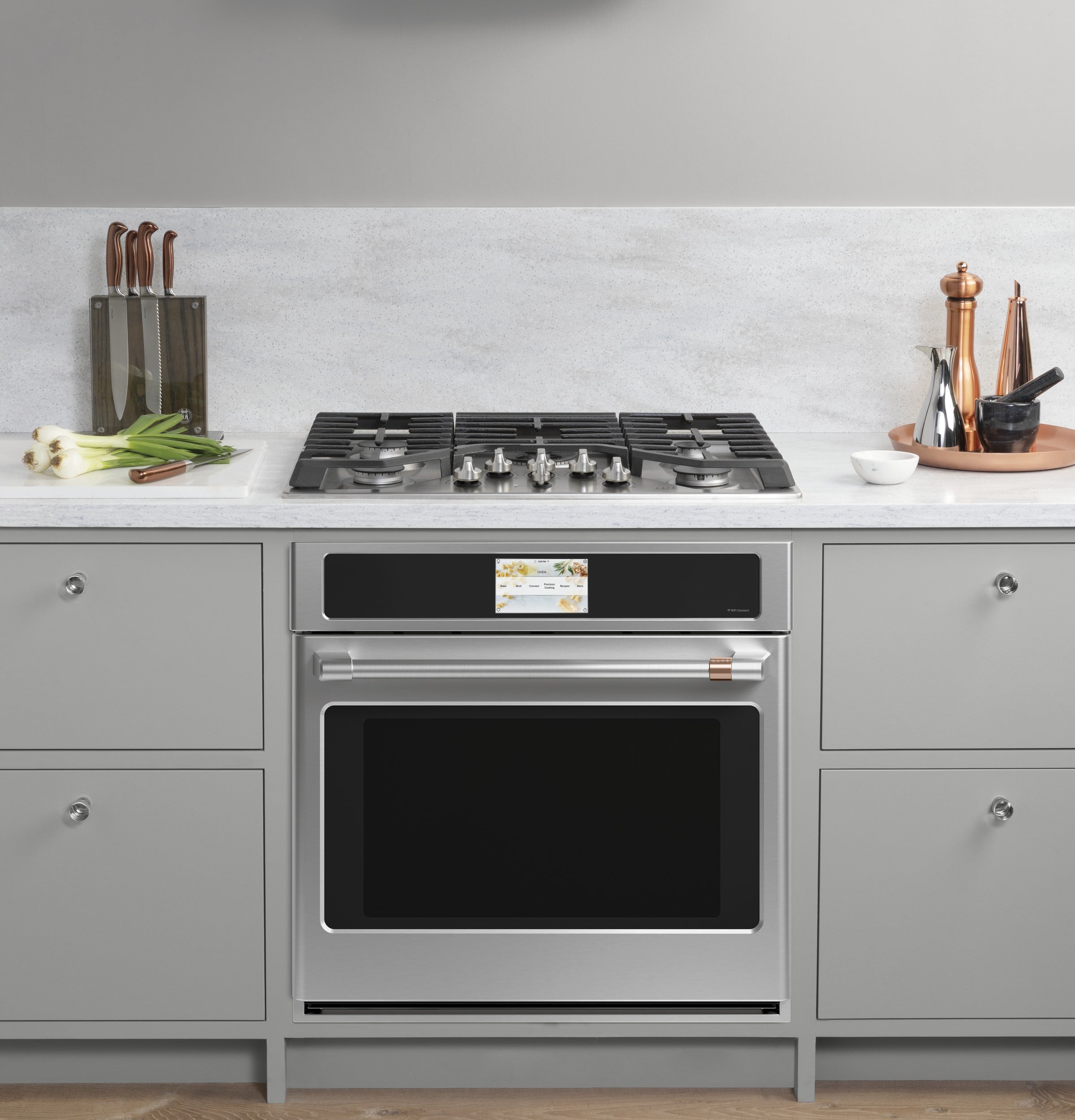 Cafe CGP95303MS2 30 Inch Gas Cooktop Stainless Steel