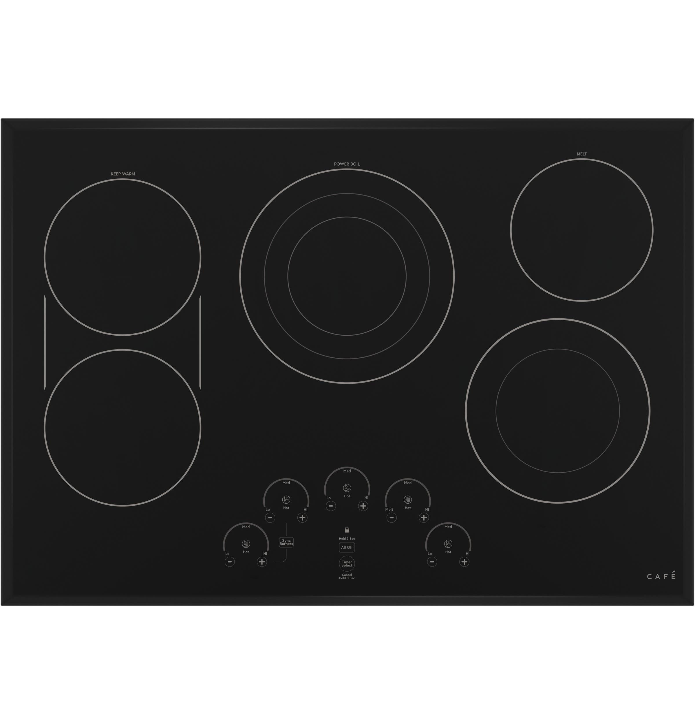 Cafe CEP90301NBB Matte Black Trim