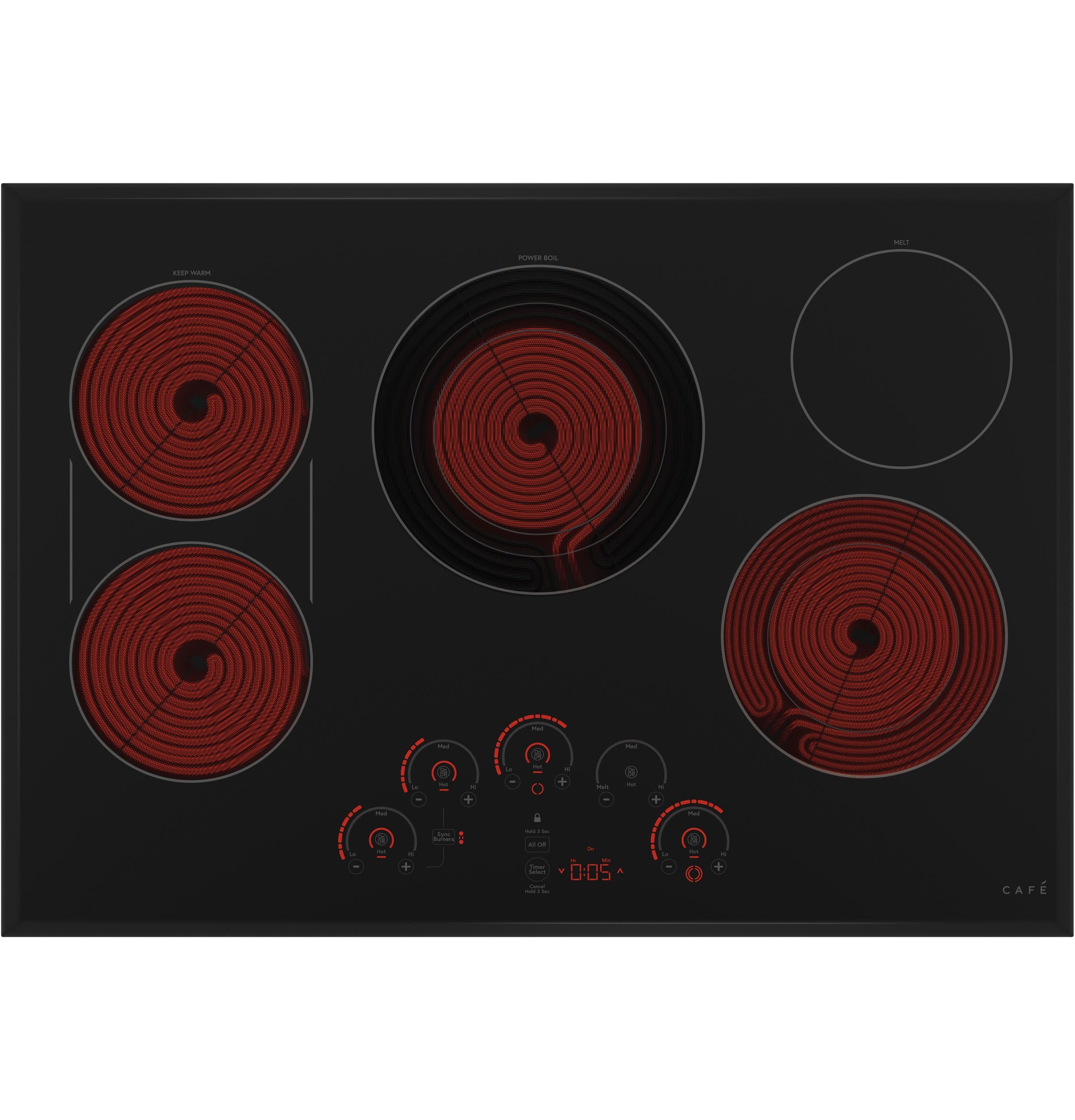 Cafe CEP90301NBB Matte Black Trim
