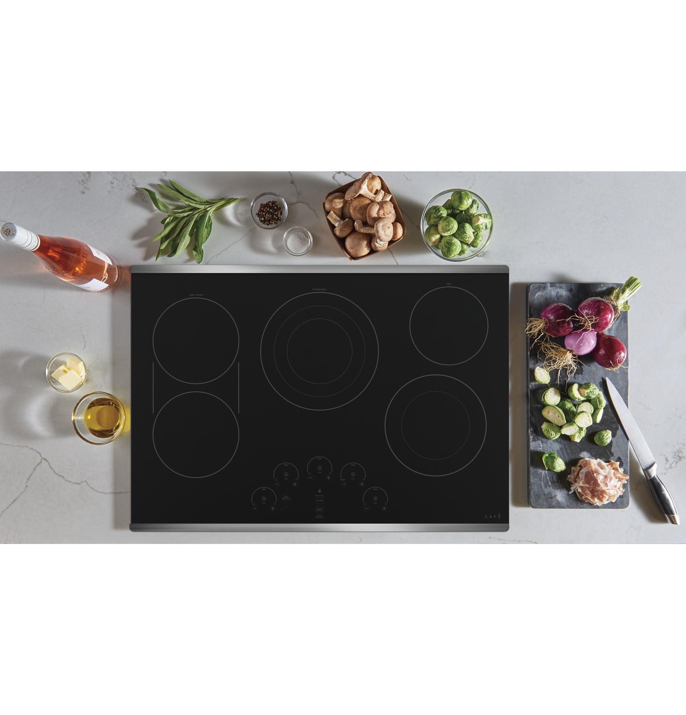 Cafe CEP90302NSS Black/Stainless Steel
