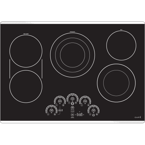 Cafe CEP90302NSS Black/Stainless Steel