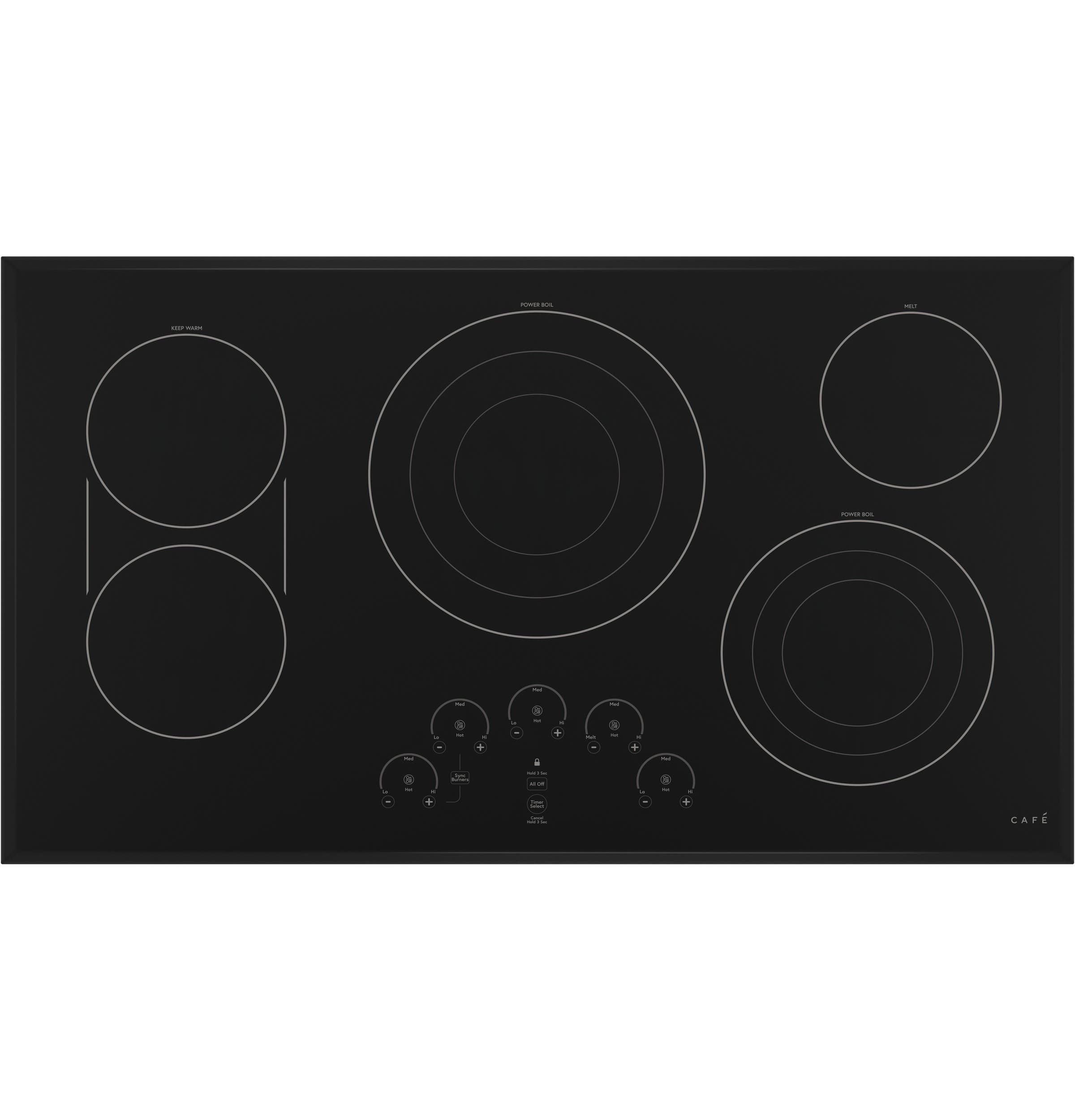 Cafe CEP90361NBB Matte Black Trim