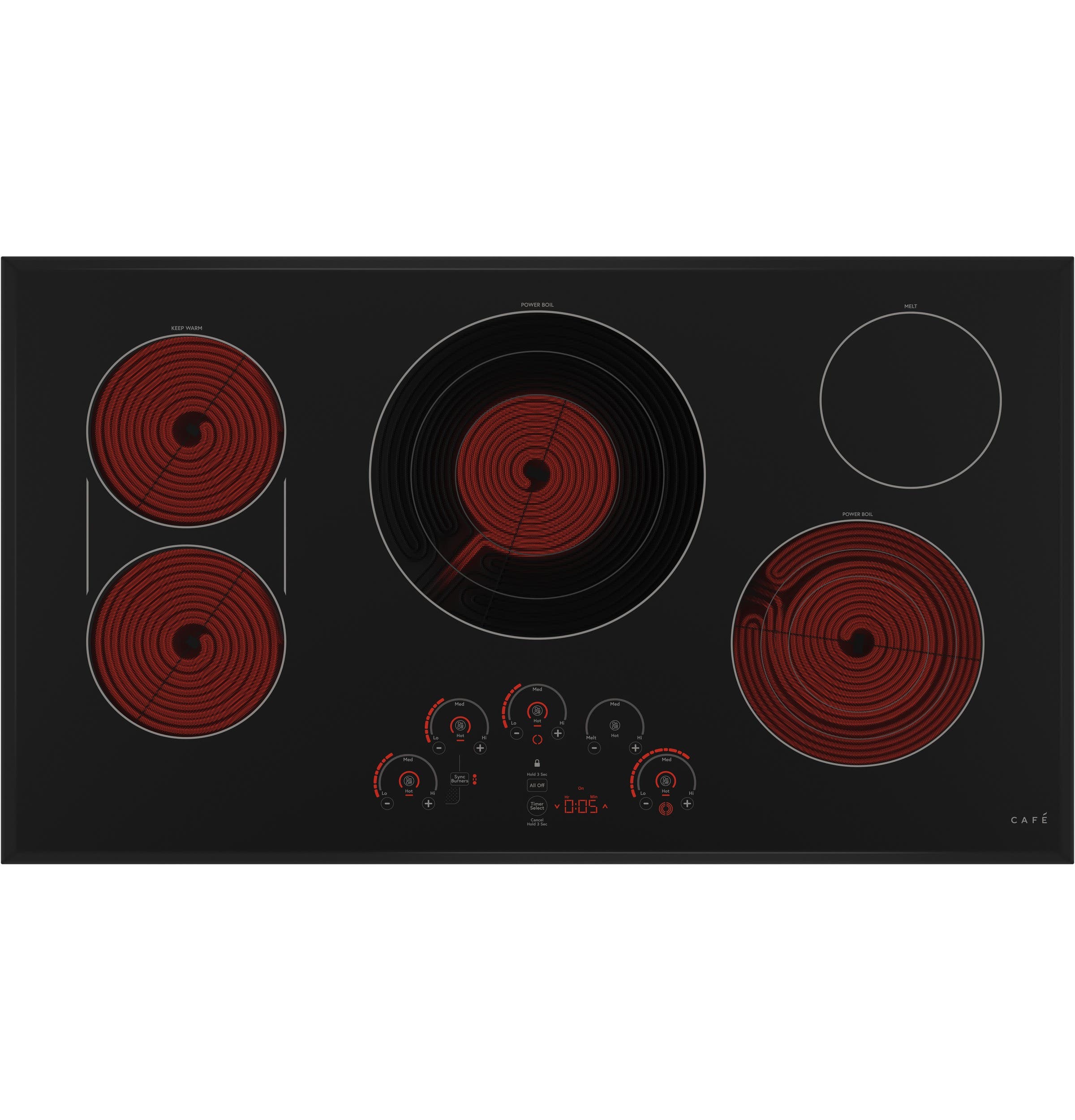 Cafe CEP90361NBB Matte Black Trim