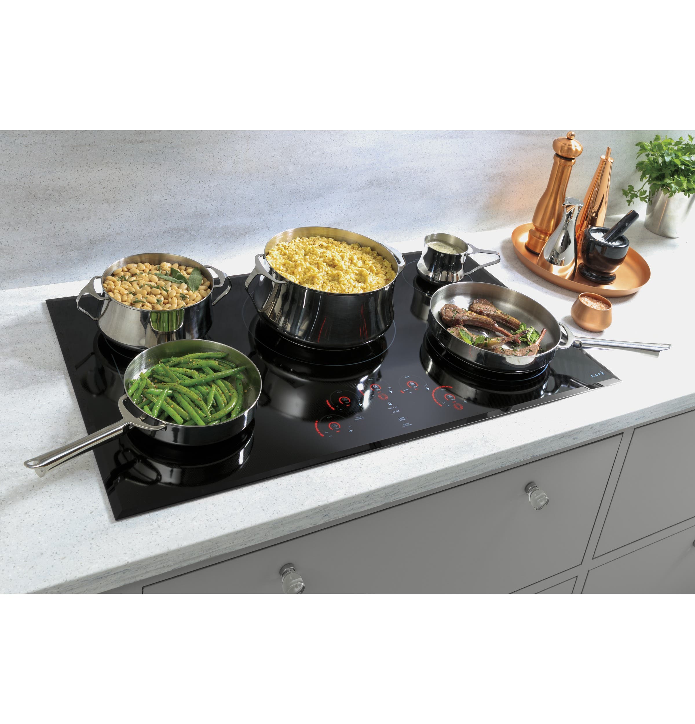 Cafe CEP90361NBB Matte Black Trim