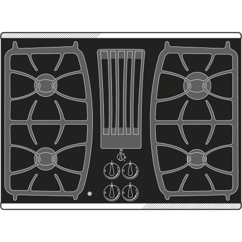 GE PGP9830SJSS Stainless Steel