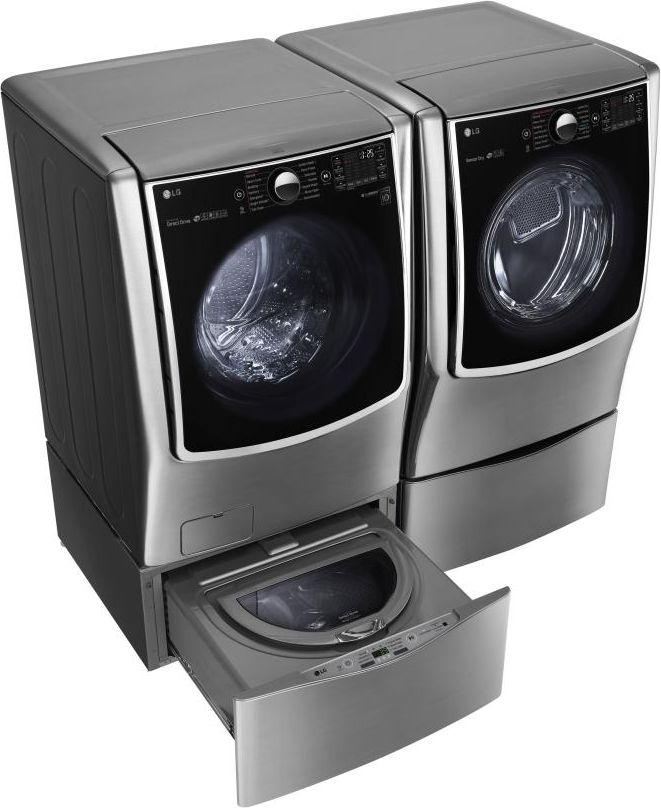 LG WM9000HVA 29 Inch Front Load Washer Graphite Steel | Plesser's