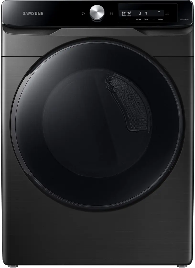 Samsung DVG45A6400V 27 Inch Gas Smart Dryer Brushed Black