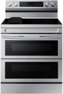 30 Inch Freestanding Electric Smart Range with 5 Burner Cooktop, 6.3 Cu. Ft. Capacity, Storage Drawer, Convection+, Air Fry, Self & Steam Clean, Flex Duo™, Voice-Enabled, Wi-Fi, Triple Ring Burner, and Star-K Certified