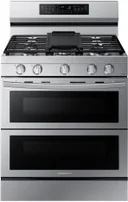 6.0 cu. ft. Smart Freestanding Gas Range with Flex Duo™, Stainless Cooktop & Air Fry