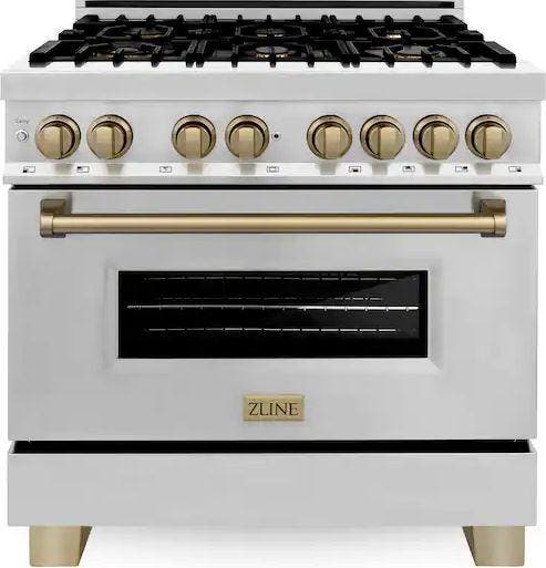 Stainless Steel with Champagne Bronze Accent