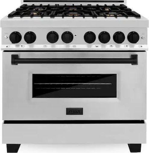 Stainless Steel with Matte Black Accents