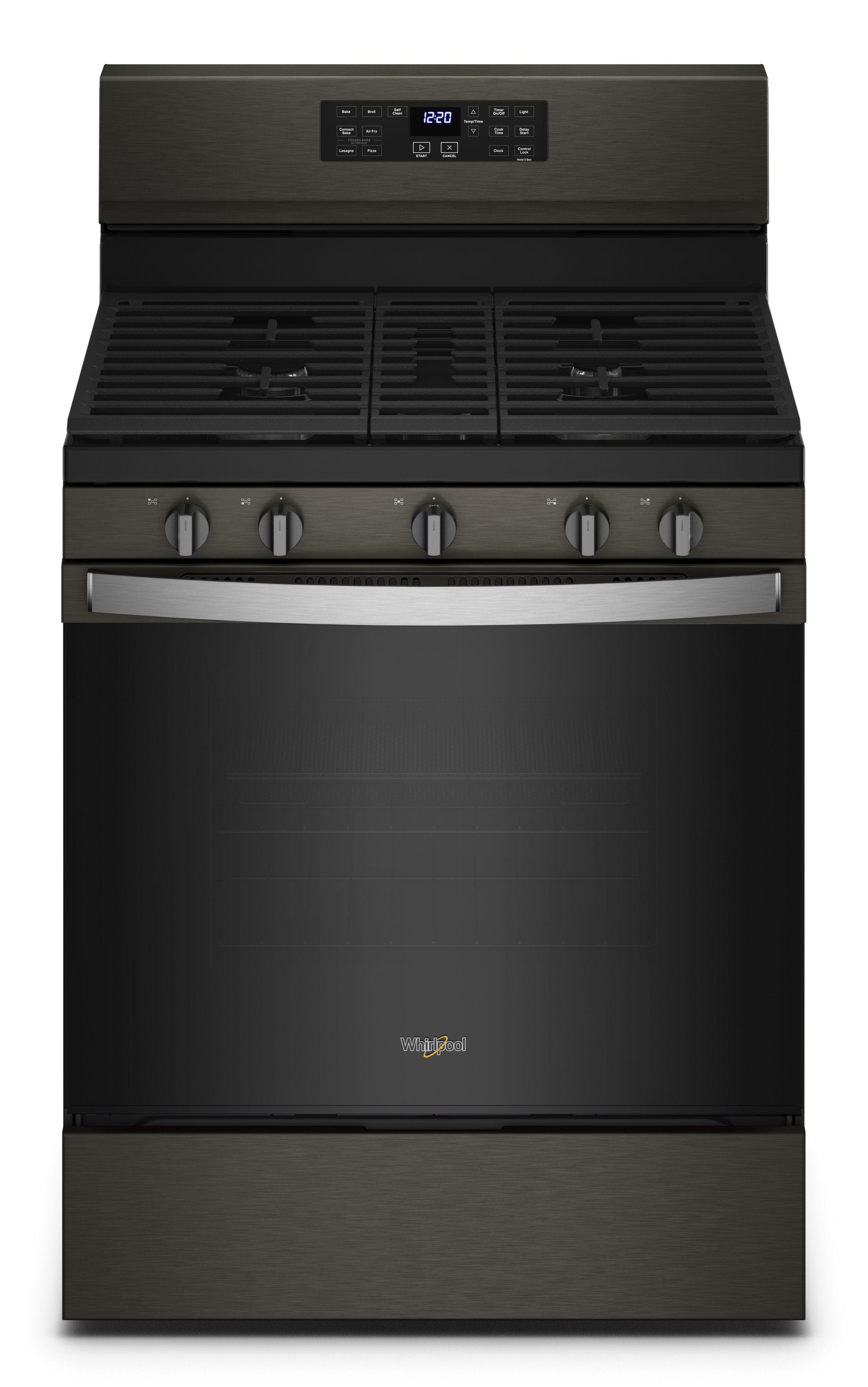 Whirlpool WFG550S0LV Fingerprint-Resistant Black Stainless Steel