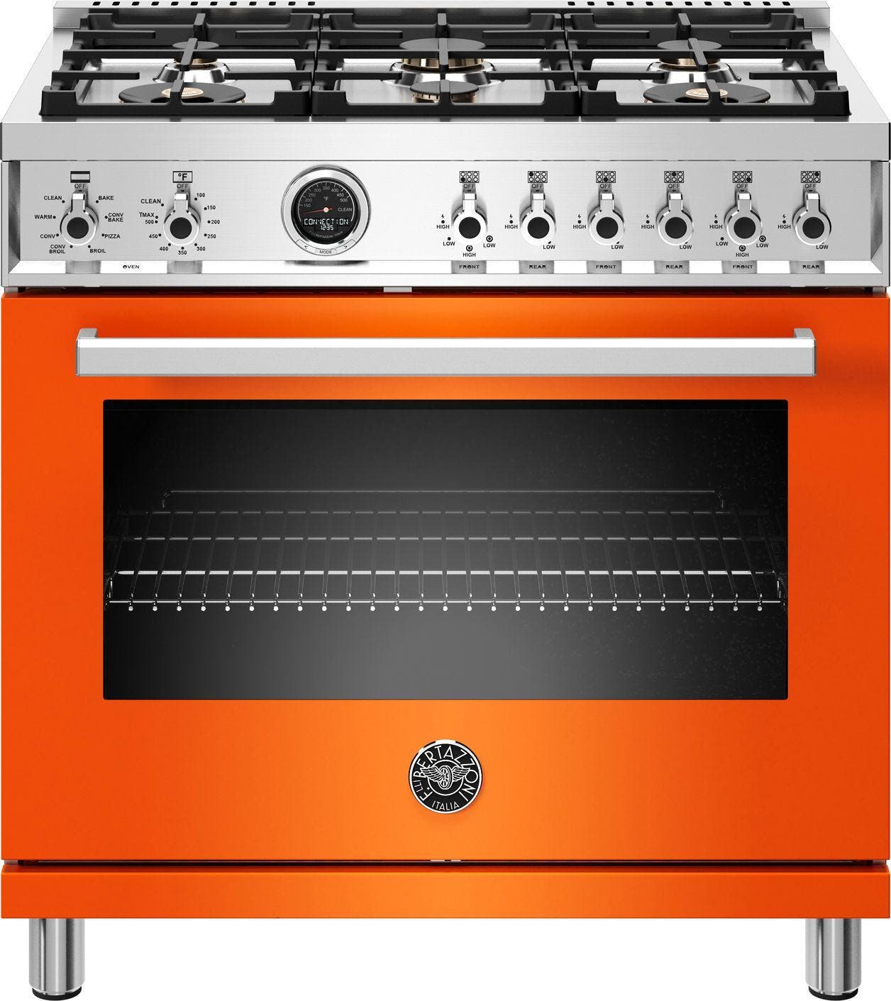 Bertazzoni PROF366DFSARTLP Arancio, Liquid Propane
