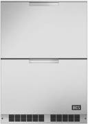 24 Inch Outdoor Freestanding/Built-In Double Drawer Refrigerator with 5 Cu. Ft. Capacity, Rapid Cool-Down Technology, Digital Temperature Control, Door Alarm, LED Lighting, Lock, Weather Resistant, and ENERGY STAR® Certified