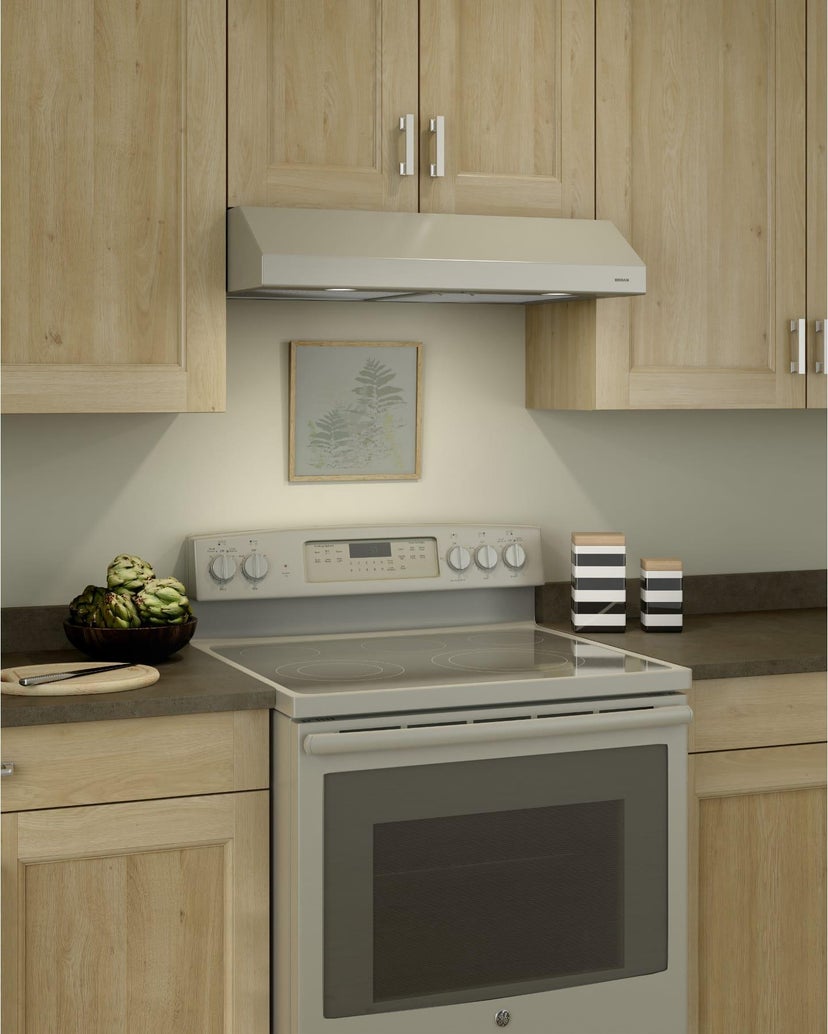 Broan BCSD130BC Glacier Series Under Cabinet Convertible Hood with...