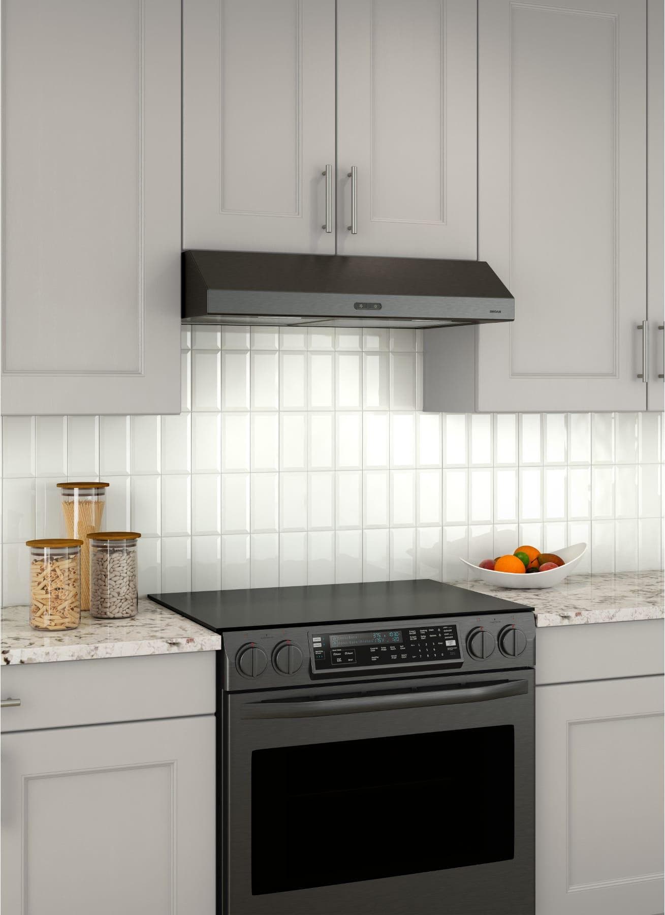 Broan BCDF130BLS Black Stainless Steel