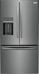 36 Inch French Door Refrigerator with 27.8 Cu.Ft. Capacity, EvenTemp™ Cooling System, Adjustable Temp Drawer, Gallon Door bins, Crispers, Door Alarm, Dual Ice Maker, PurePour™ Water Filter, PureAir Ultra® II Air Filter, Sabbath Mode, and Energy Star Certified
