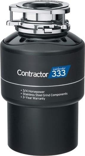Insinkerator CONTRACTOR333WITHCORD Black, Powder Cord