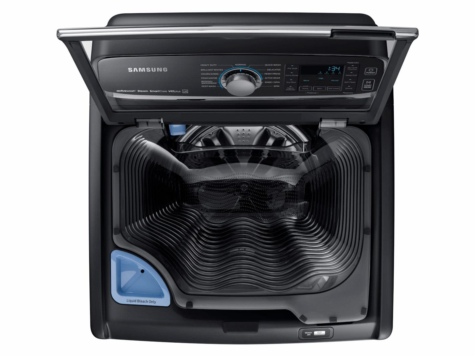 Samsung WA52M7750AV Fingerprint Resistant Black Stainless Steel