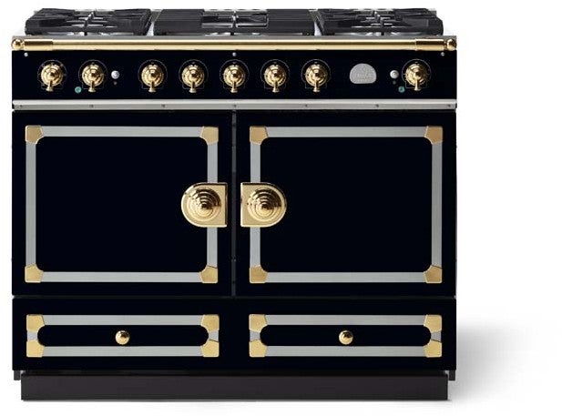 La Cornue C1MF 43 Inch Freestanding Dual Fuel Range Gloss Black