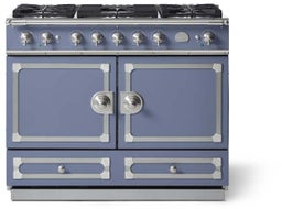 Provence Blue With Stainless Steel & Satin Chrome