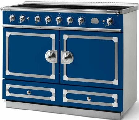La Cornue C1RPI Royal Blue With Stainless Steel & Polished Chrome