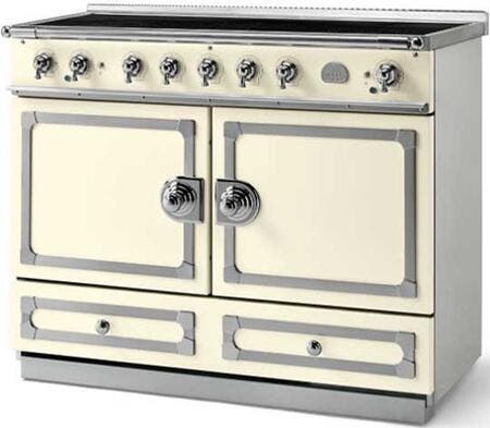 La Cornue C1CNI Blanc With Stainless Steel & Satin Chrome