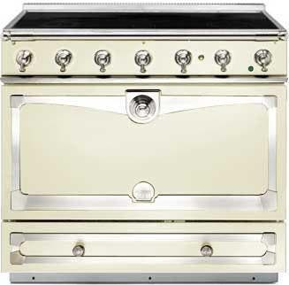 La Cornue C9CPI Blanc With Stainless Steel & Polished Chrome