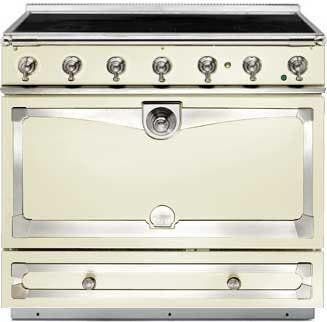 La Cornue C9CNI Blanc With Stainless Steel & Satin Chrome