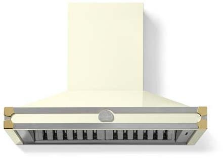 La Cornue H9CF Blanc With Stainless Steel & Polished Brass