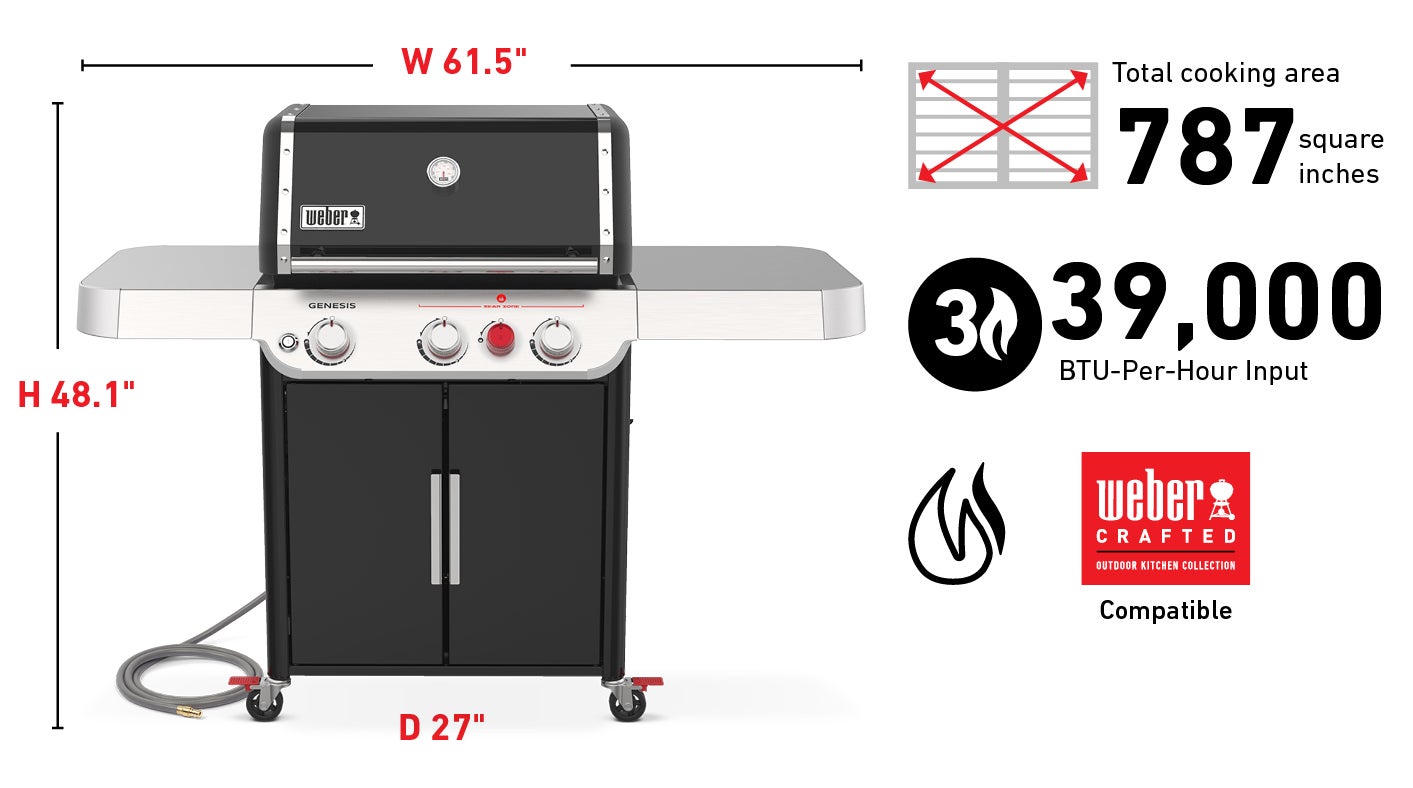 Weber Genesis E-325S Grill - Thumbnail 5