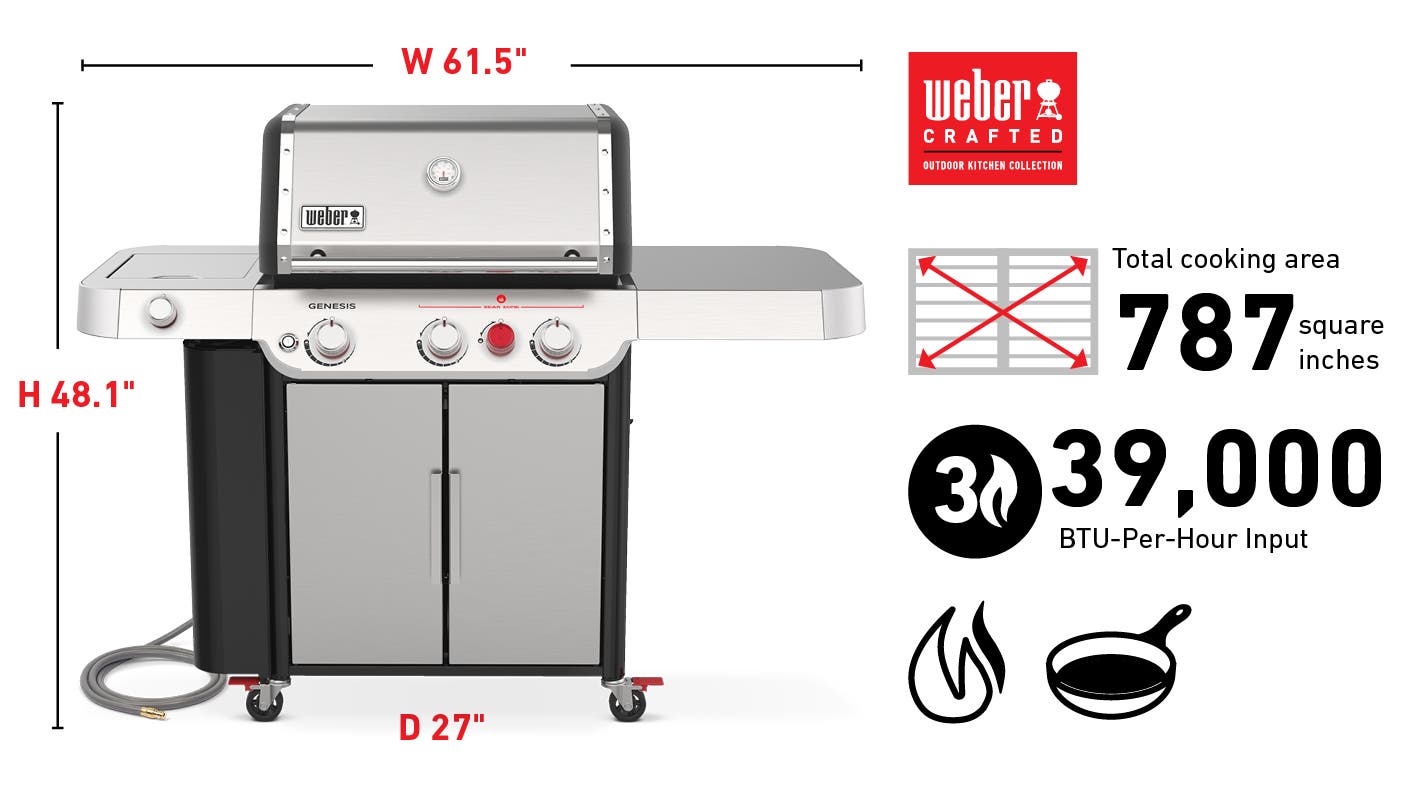 Weber 37400001 Natural Gas, Stainless Steel