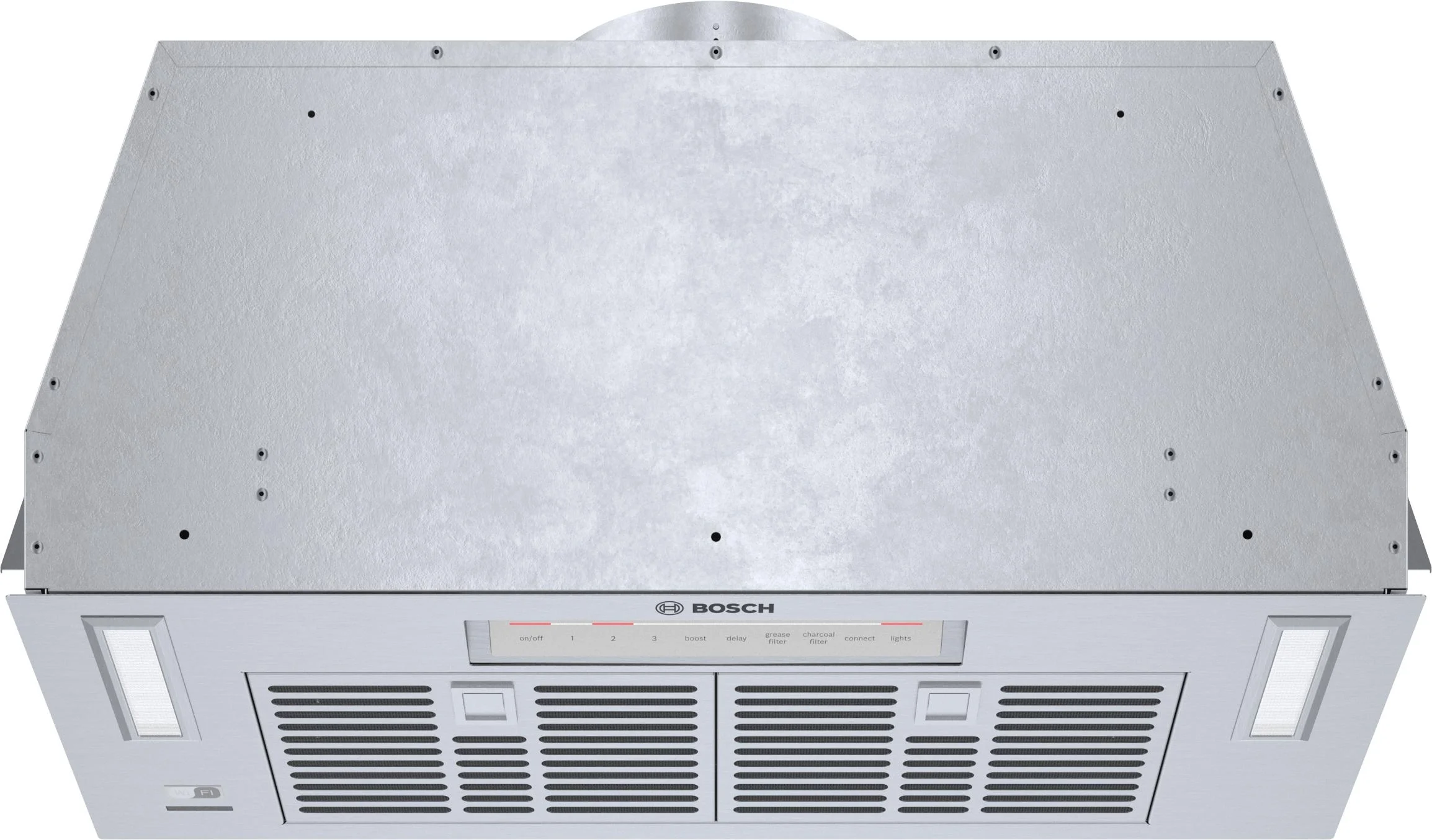 Bosch HUI80553UC Custom Insert Smart Range Hood Stainless Steel