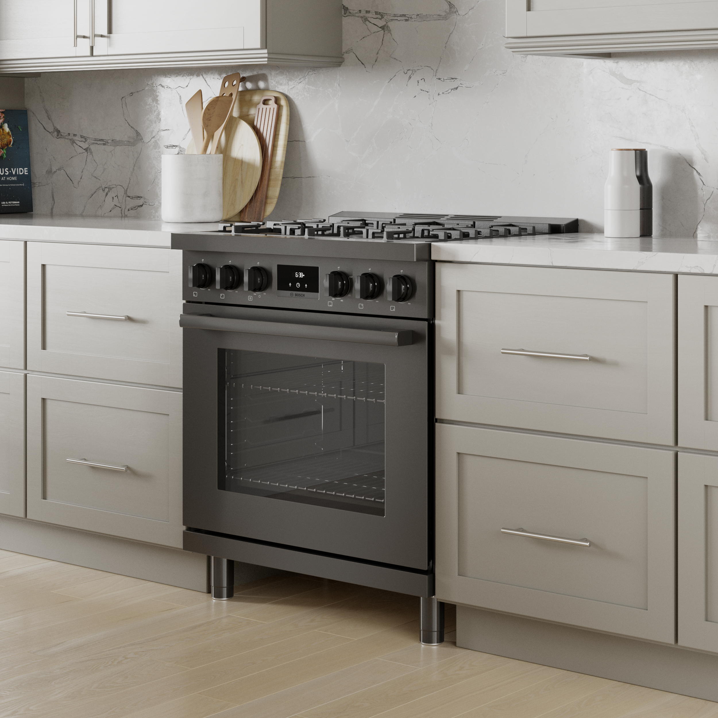 Bosch HEZ8LLUC Black Stainless Steel
