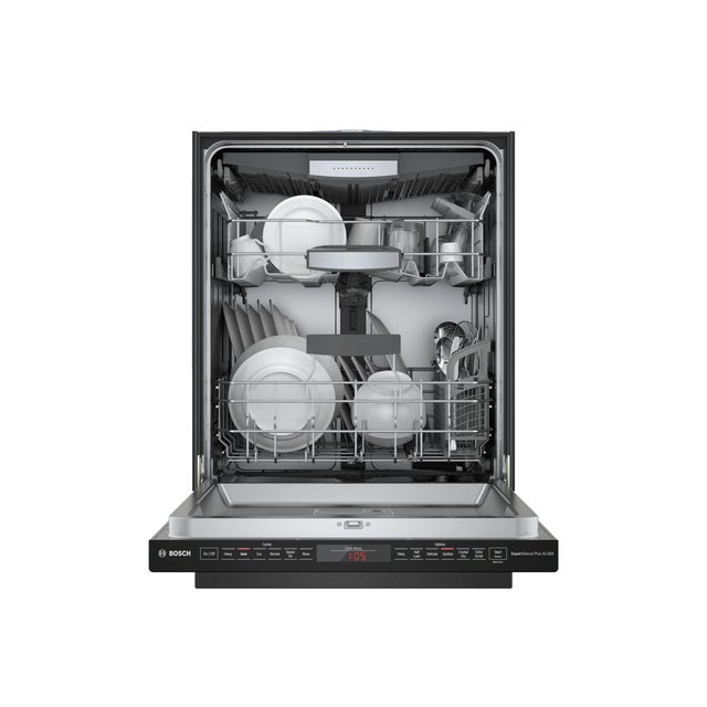 Bosch SHP878ZD6N 800 Series Dishwasher 24" Black Shp878zd6n: Black