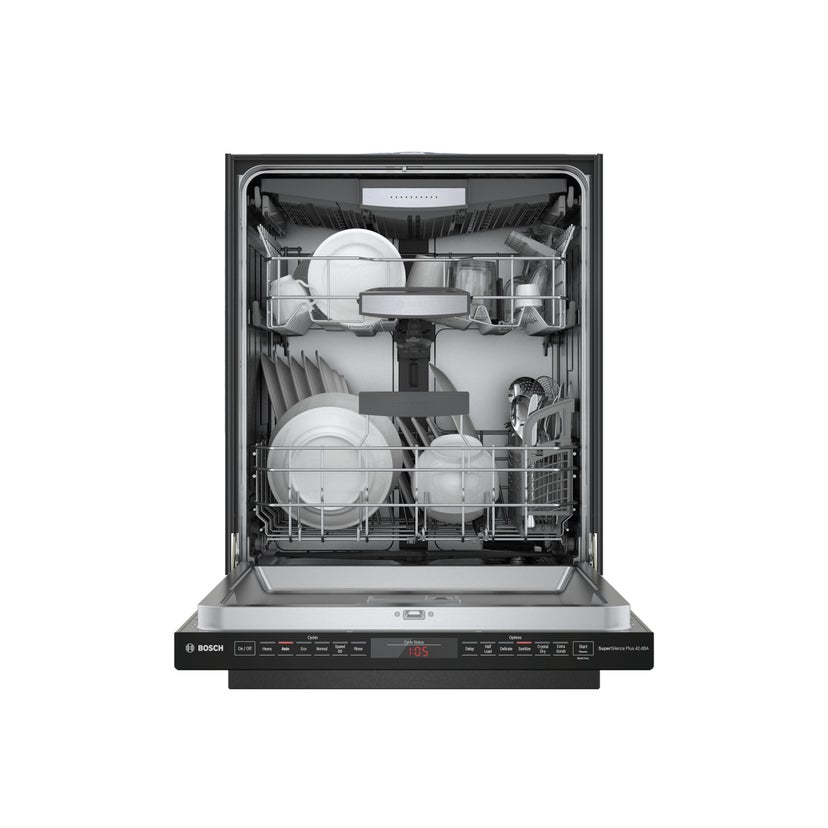 Bosch SHP878ZD6N 800 Series Dishwasher 24" Black Shp878zd6n: Black